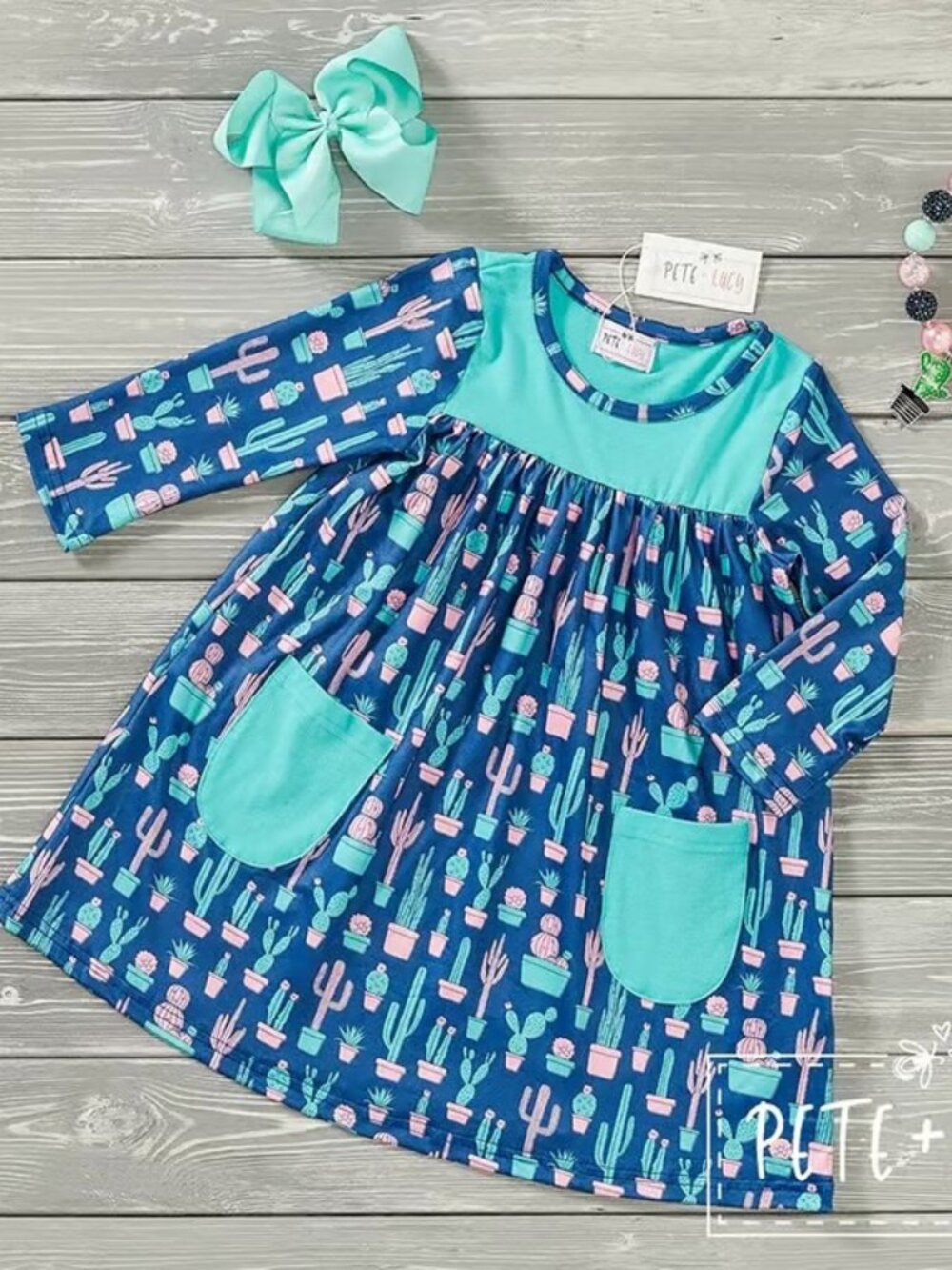 Boho Cactus Dress